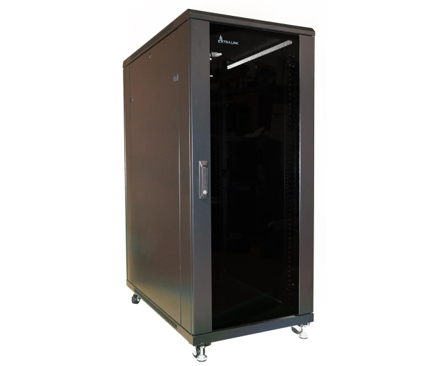 ExtraLink  Stojąca 19" 37U 600x1000mm jednosekcyjna (czarna) - 1323273 - zdjęcie 2